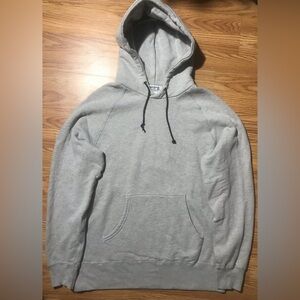 Velva Sheen US Made Gray Hoodie Sweatshirt Mens L Made in USA